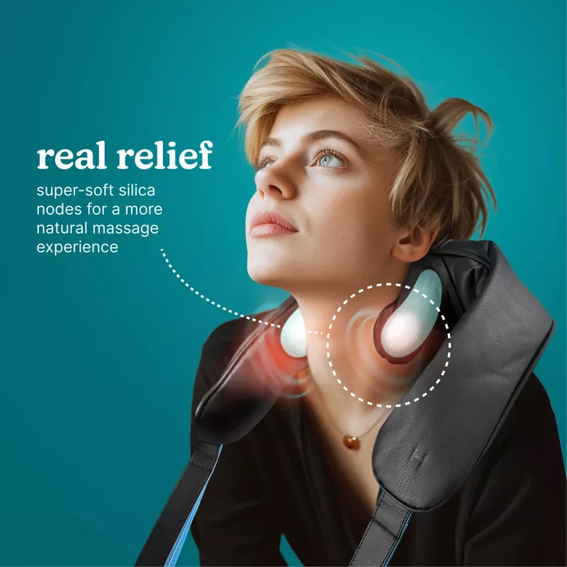 Neck Massager HoMedics NMS-275H Portable with Heat for Neck and Shoulders