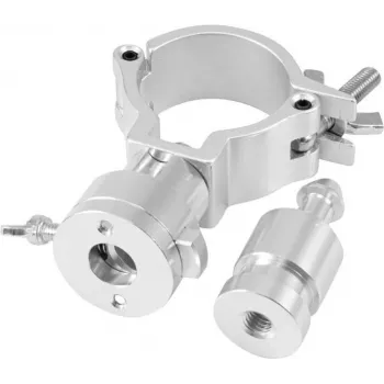 Clamp EUROLITE TPZ-1 with TV pin, silver — mounting clamp for truss and lighting fixtures