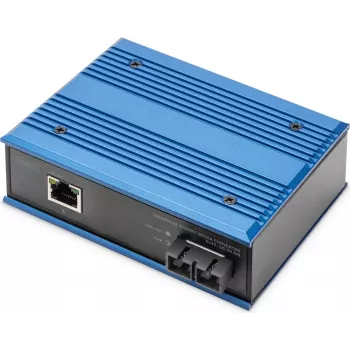 Digitus DN-652102-1 Network Media Converter 1000 Mbit/s 1310 nm single mode Black, Blue