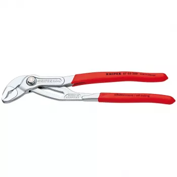 KNIPEX 87 03 300 - Tongue and groove pliers - 7 cm - 6 cm - chrome vanadium steel - red - 30 cm