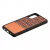 Phone case man and wood Galaxy S20 brown check black – protective cover for Samsung Galaxy S20