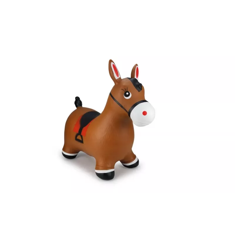 Inflatable Toy Animals Jamara Hopping Animal Horse Brown with Pump