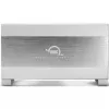 HDD enclosure OWC Mercury Elite Pro Dual White for 2× 3.5 inch SATA drives, RAID 0/1/SPAN, USB Type‑B