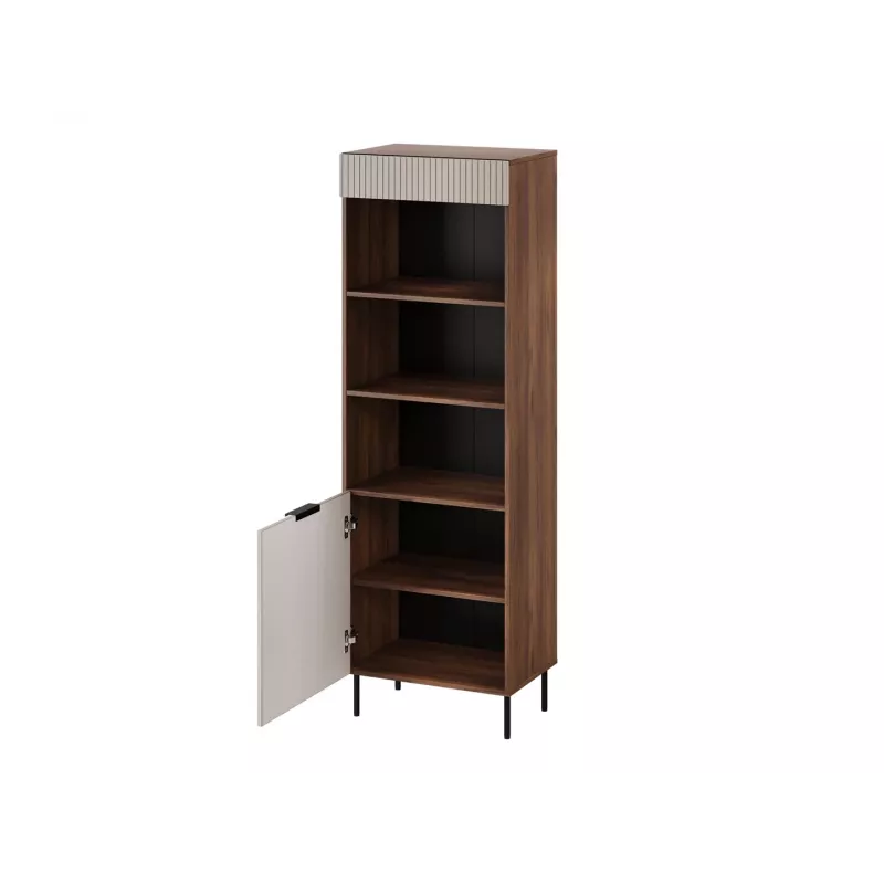 Cama 3 ALMERA bookcase 60x42x185 walnut/cashmere