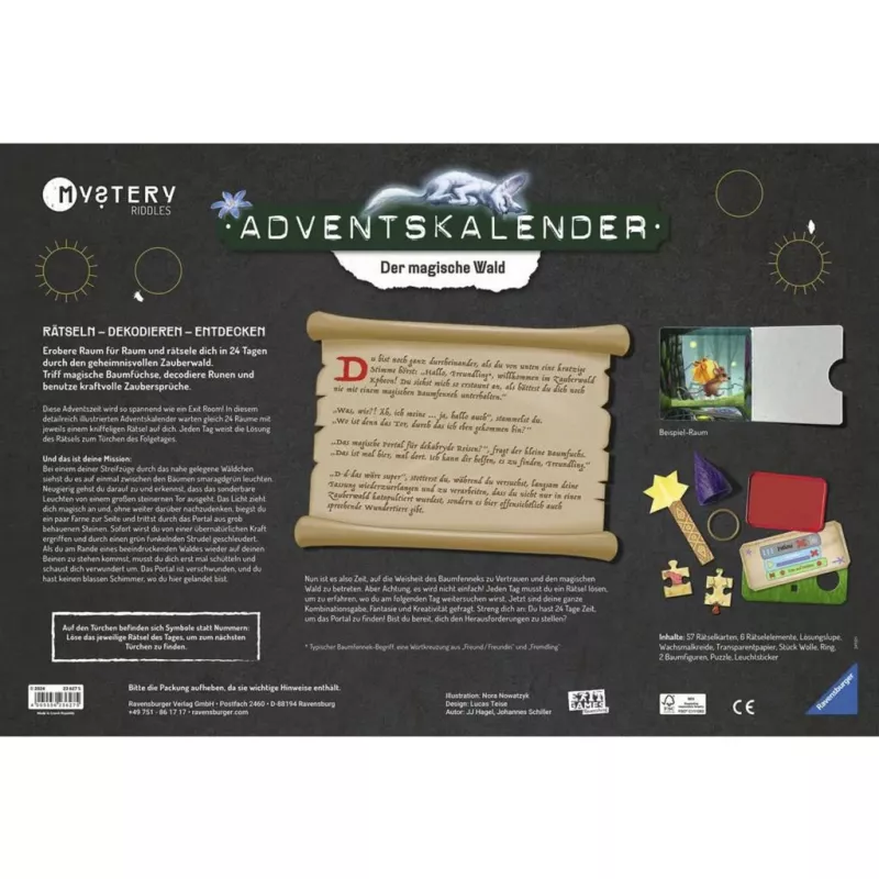 Mystery Adventskalender - Der magische Wald, Puzzle Game