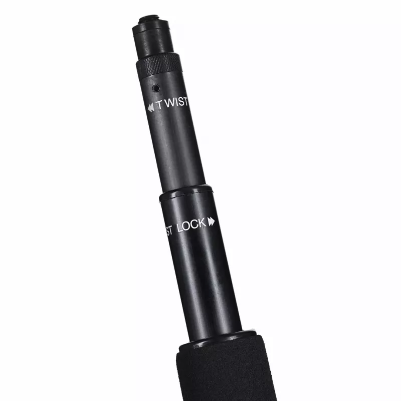 RØDE Micro Boompole – lightweight telescopic microphone boom pole, length 844 mm, weight 396 g, compact collapsed height 33 mm