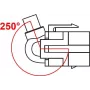 Keystone Module USB 5 Gbps type-A female 250° to type-A male 0.5m cable DeLOCK