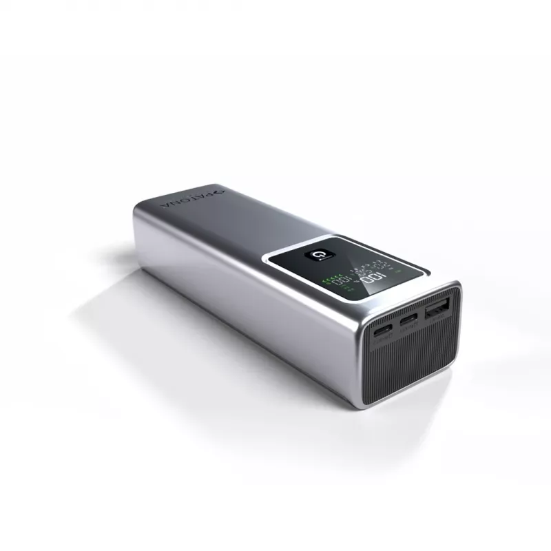 PATONA Platinum Powerbank Luxury One PD100 | 20000mAh | PD 100W | USB-C + USB-A Silver, Black