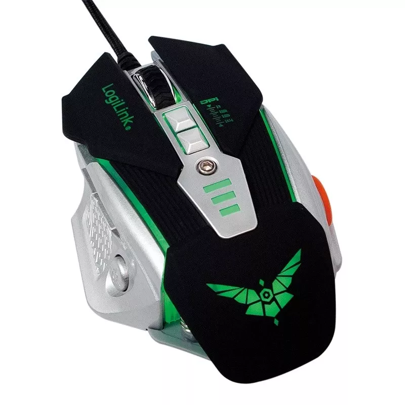 USB gaming mouse with additional weights