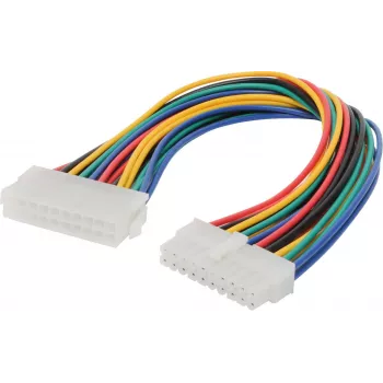 ATX 20‑pin cable ShiverPeaks BS78224‑HQ — 20‑pin male to female, 0.3 m