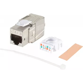 Keystone module Cat 8.1 Helos 08-45003 metal toolless
