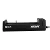 Battery charger XTAR SC1 single‑slot USB‑C for Li‑ion 18650 cells, 1‑bay, black