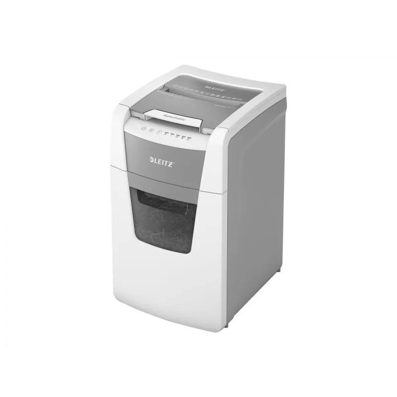 Leitz IQ Autofeed Office 150 Automatic Paper Shredder P4, Cross shredding, 22 cm, 4 x 30 mm, 44 L, 350 sheets, 55 dB