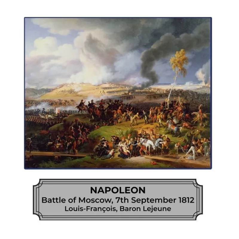 Construction set Cobi Napoleon’s Battle of Moscow 145 pieces model kit historical diorama