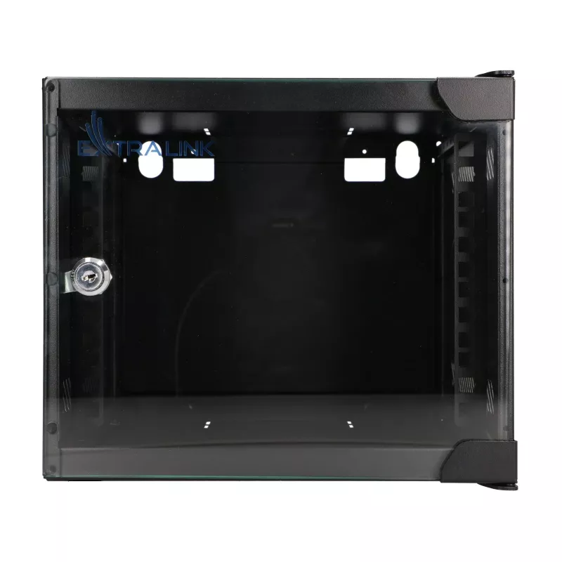EXTRALINK LITE 4U 10 280X310 WALL-MOUNTED RACKMOUNT CABINET BLACK