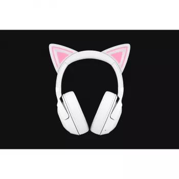 Wireless gaming headset Razer Kraken Kitty V2 BT White with Bluetooth, THX Spatial Audio, RGB lighting