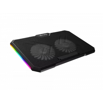 FURY GUNBAI G3 Laptop Cooling Pad 14.1–17.3 with 2 Fans, RGB Lighting, 2× USB