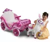 Huffy Electric Disney Princess carriage with horse 6 V pink