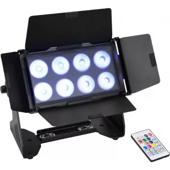 LED wash light EUROLITE Multiflood 41606250 8×10W RGBW — stage/instrument lighting