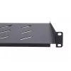 Rack shelf Extralink Extralink Shelf 1U 250mm Black 19 inch