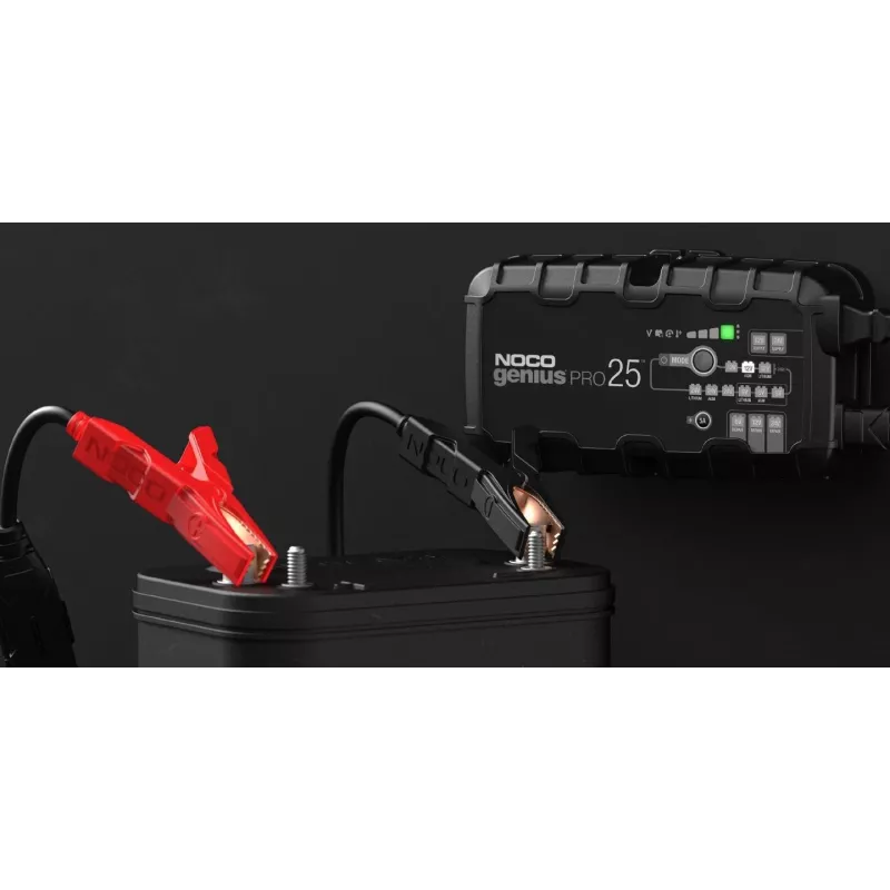 Battery charger NOCO GENIUSPRO25 25A smart multi-bank charger for lead-acid and lithium batteries