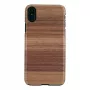 Phone case man and wood for iPhone X/XS, Strato Black, protective hard shell