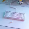 Keycap set GLORIOUS GMMK ABS Doubleshot V2 UK layout White — replacement keycaps for mechanical keyboards