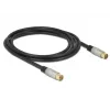 Coaxial Cable RG-6/U DeLOCK 88946 2m IEC Black