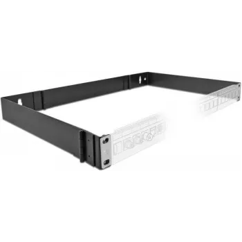 Rack base DeLOCK 19 inch Wall Mount Rack 1U foldable black