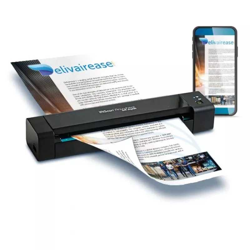 I.R.I.S. IRIScan Anywhere 6 WiFi Duplex Handheld scanner 1200 x 1200 DPI A4 Black