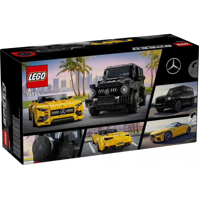 LEGO Speed Champions Mercedes-amg G 63 & Mercedes-amg Sl 63 76924, Multi