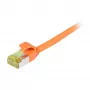 Synergy 21 patch cable RJ45 CAT6A 500Mhz orange S/FTP slimline round d - Cable - Digital/Data (S2179