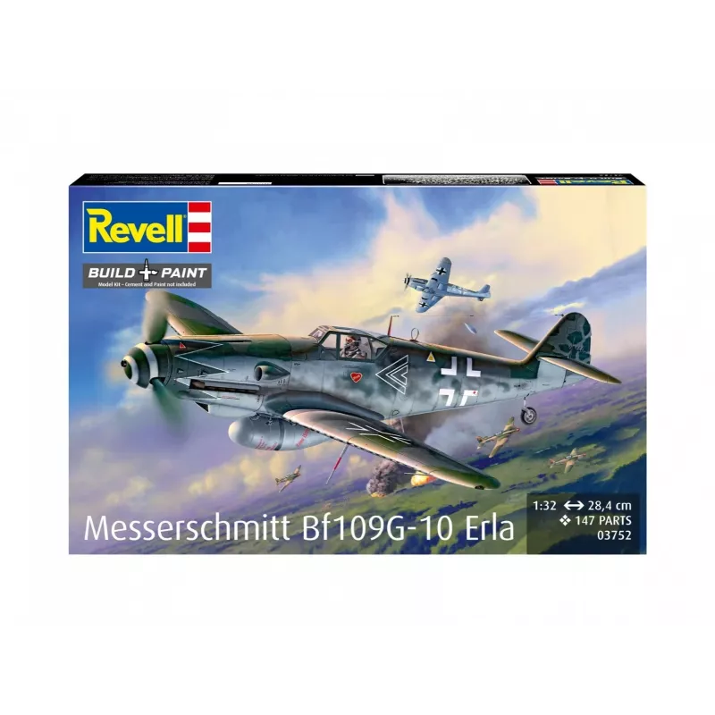 Plastic model aircraft REVELL Messerschmitt Bf109G-10 Erla 1:32 scale