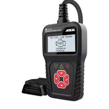 OBD2 Diagnostic Scanner Ancel AS100/AC100, multi-protocol support, compact handheld design