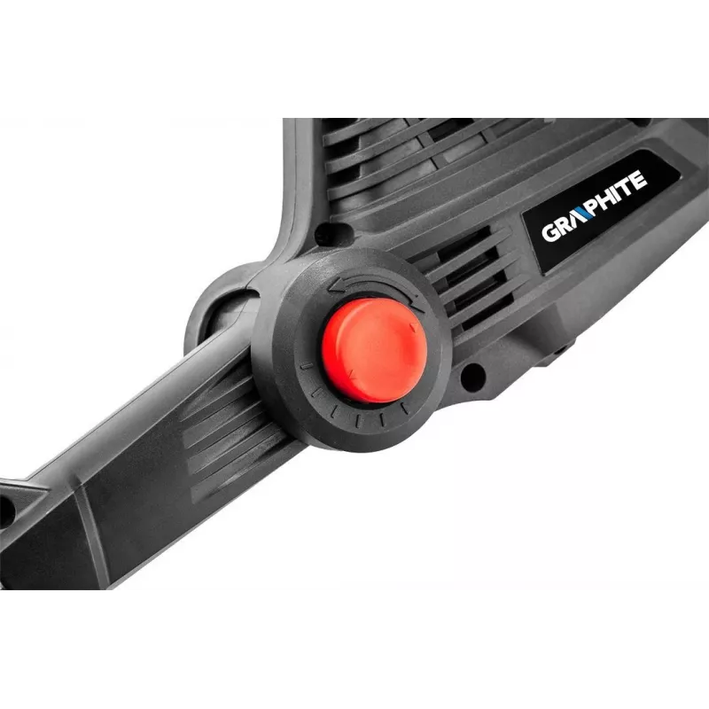 GRAPHITE 58G098 cordless 2-in-1 pole saw and hedge trimmer