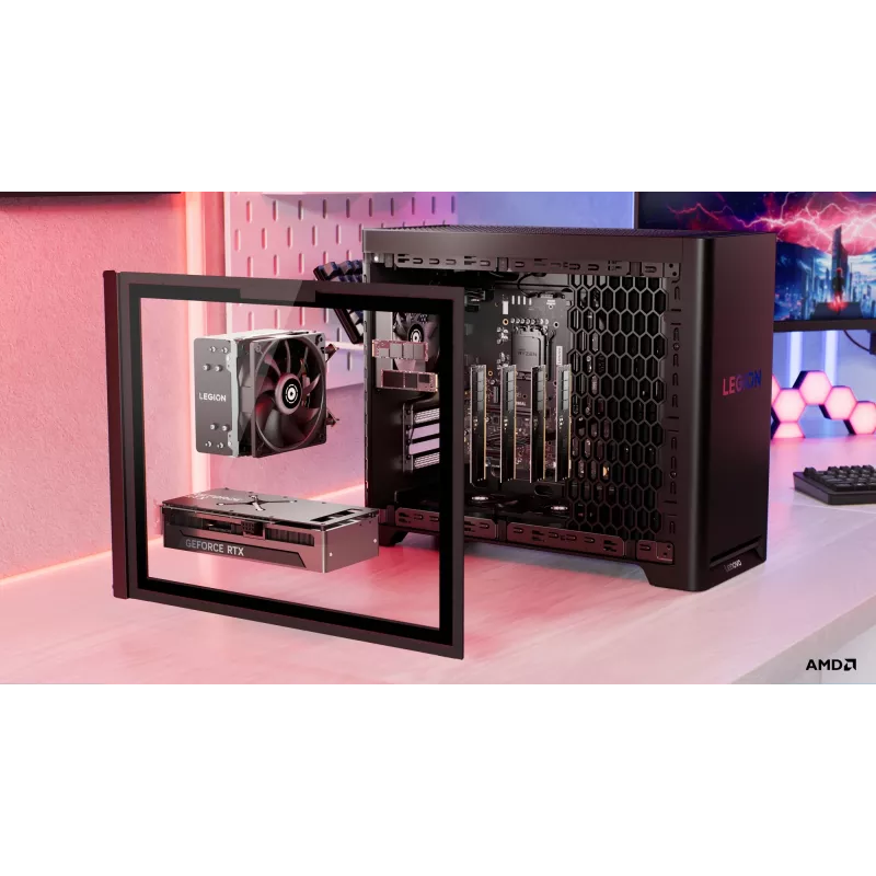 Lenovo Legion | T5 30AGB10 | Desktop | Tower | AMD Ryzen 7 | 7700X | 32 (2x16GB) GB | UDIMM DDR5 | 512 GB | NVIDIA GeForce RTX 5070 | No keyboard | Windows 11 Pro | Warranty 24 mon