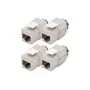Digitus Cat. 6A Keystone Module Shielded 4 pcs Silver RJ-45
