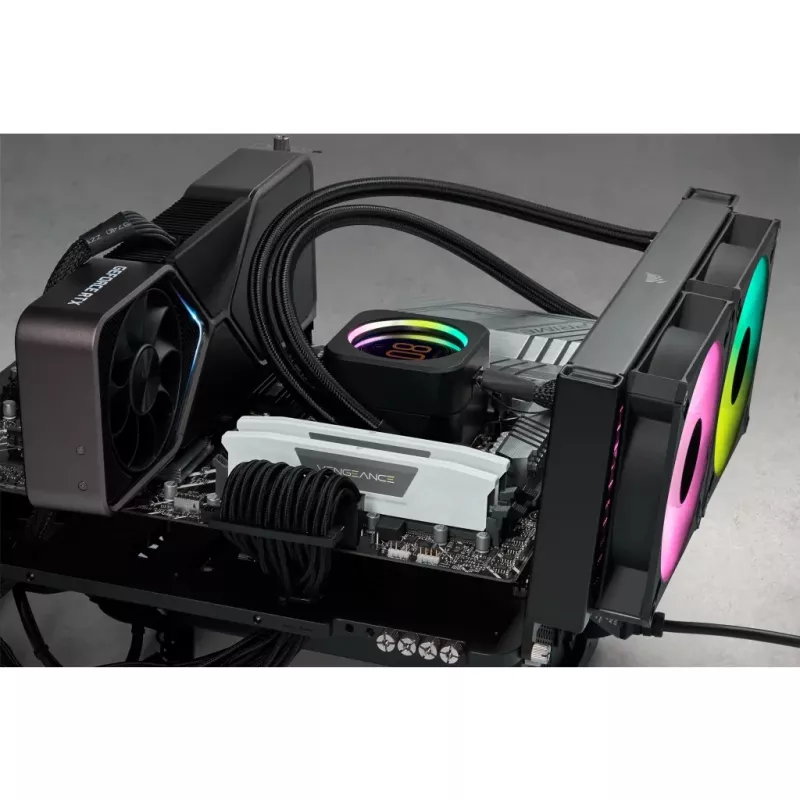 Corsair VENGEANCE RGB DDR5 5600MT/s 32GB (2x16GB) White - 32 GB - DIMM