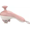 Handheld rolling massager Medisana AC 950 — cordless Li‑Ion, 2 power levels, ergonomic handles, 381 g, rose gold/white