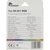INTER-TECH Argus RS-051 ARGB 120mm Case Fan - Black
