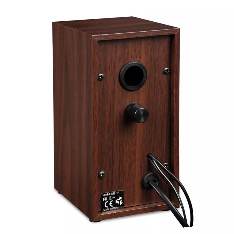 Loudspeaker IBOX IGLSP1 wired 2.0 tabletop speaker 10 W Cherry