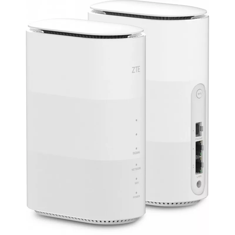 Router ZTE MC888B 5G dual-band Wi‑Fi 6, SIM slot, Gigabit Ethernet, 2 LAN ports, 1 WAN, 1000 MB internal memory, black