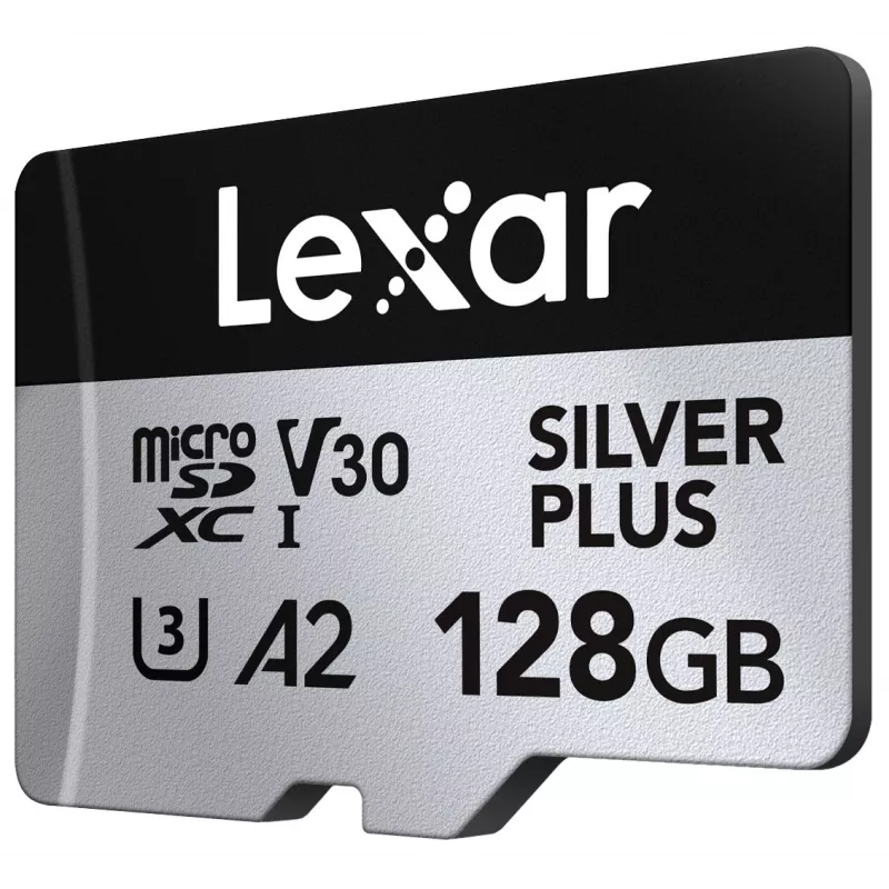 Flash Memory Lexar 128GB UHS-I MicroSDXC Professional SILVER PLUS
