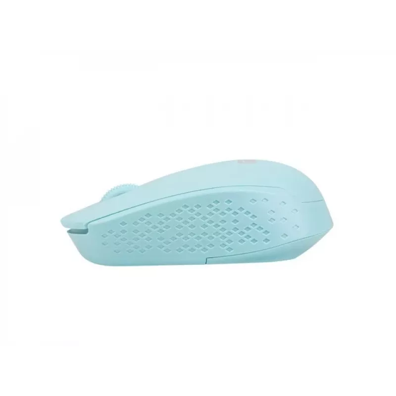 Wireless ambidextrous mouse NATEC STORK — Bluetooth + USB Type-A, 1600 DPI, 3 buttons, light blue