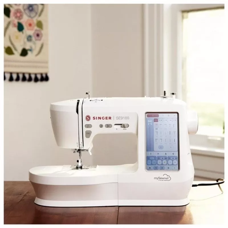 SINGER sewing and embroidery machine SE 9185 WiFi — multifunctional home machine with built-in embroidery and wireless connectivity