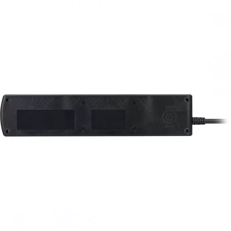 Brennenstuhl Power Strip individually switchable 6-way - to 6 different devices switch individually with ease, 2m Cable, black