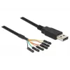 USB Cable DeLOCK 1.8m USB2.0-A/TTL 6-p Black