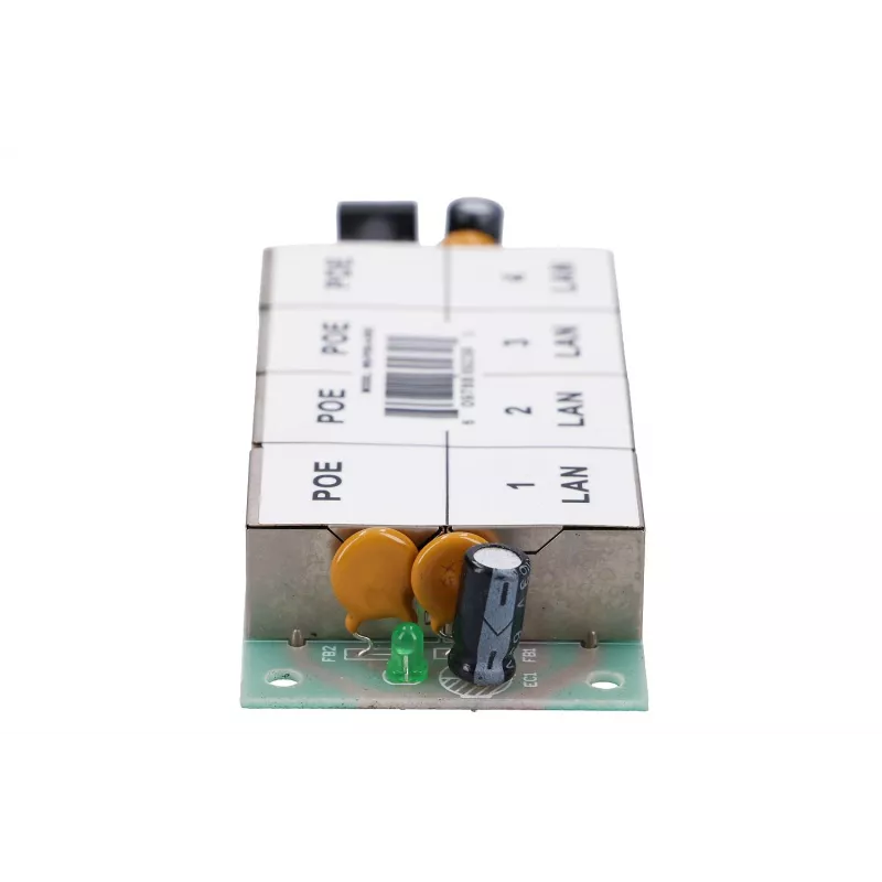 PoE injector Extralink 4-port 4x 100Mb/s RJ45, Fast Ethernet, 48 V, no case