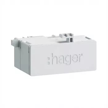 Network Cable Hager Tehalit HTV Buchse ZZ45WAN2PP RJ45 Patch 180° CAT6A White
