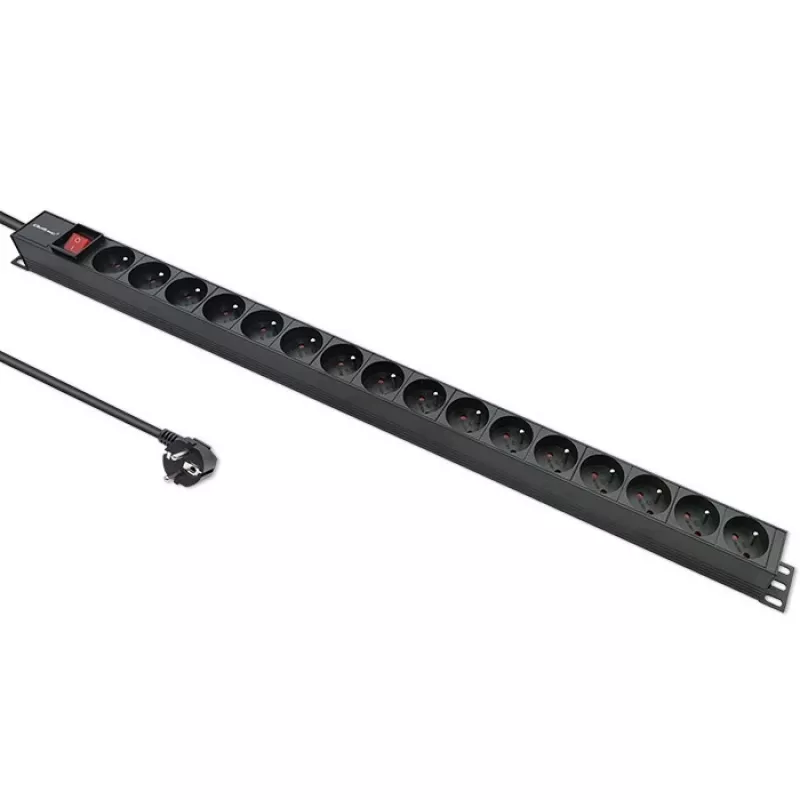 Power strip for RACK 16A PDU,16xFRENCH,vertical